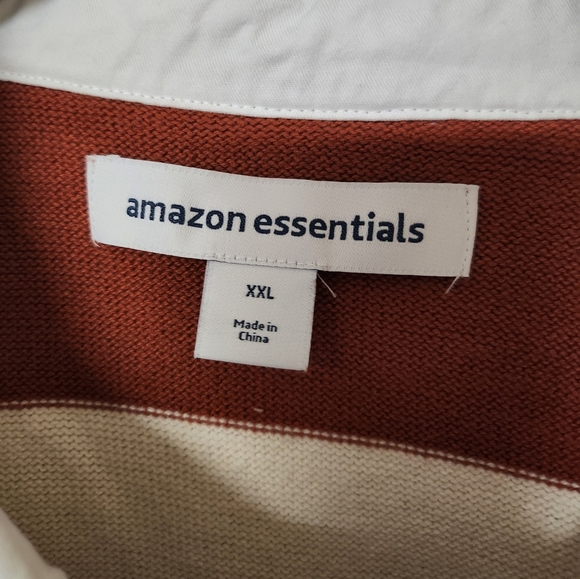Amazon essentials long sleeve polo sweater. Size XXL. - Picture 3 of 3